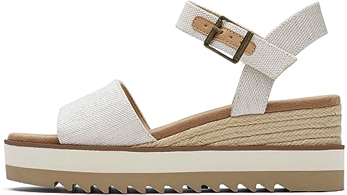 TOMS 10017908 Diana - Damen Schuhe Sandaletten - Natural, Größe:39 EU von TOMS