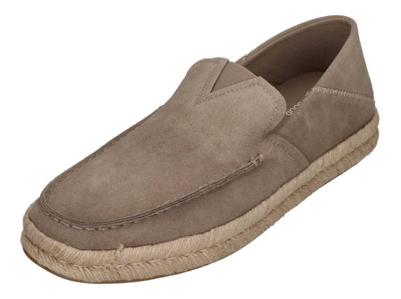 TOMS ALONSO LOAFER ROPE Espadrille Taupe von TOMS
