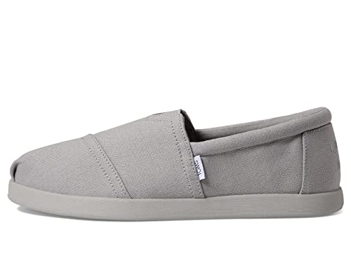 TOMS Herren 10019857 Alpargata Fwd Round Toe Canvas Espadrilles, Grau, 40.5 EU von TOMS