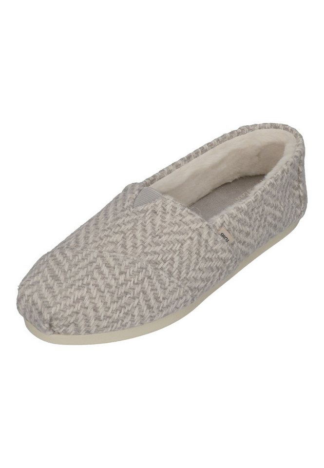 TOMS ALPARGATA CLASSIC FAUX Espadrille Drizzle Grey Cozy Herringbone von TOMS