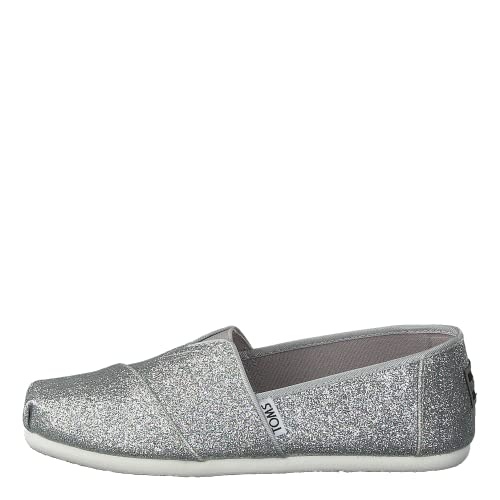 TOMS ALPARGATA Espadrille Kunststoff Mädchen, Silber, 31 EU von TOMS