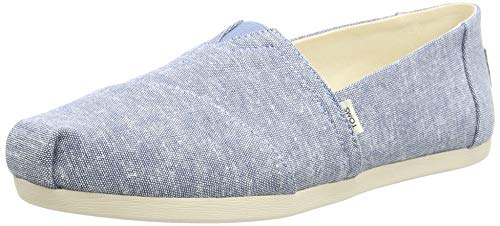 TOMS ALPARGATA Loafer Flat Espadrille Canvas Damen - Hellblau - Gr. 36.5 EU von TOMS