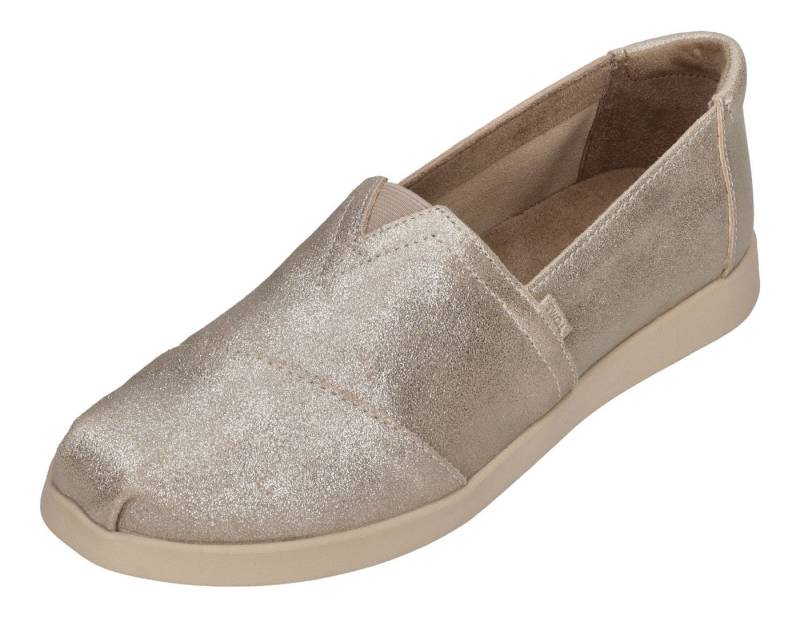 TOMS ALPARGATA PLUS Espadrille Champagne Metallic von TOMS