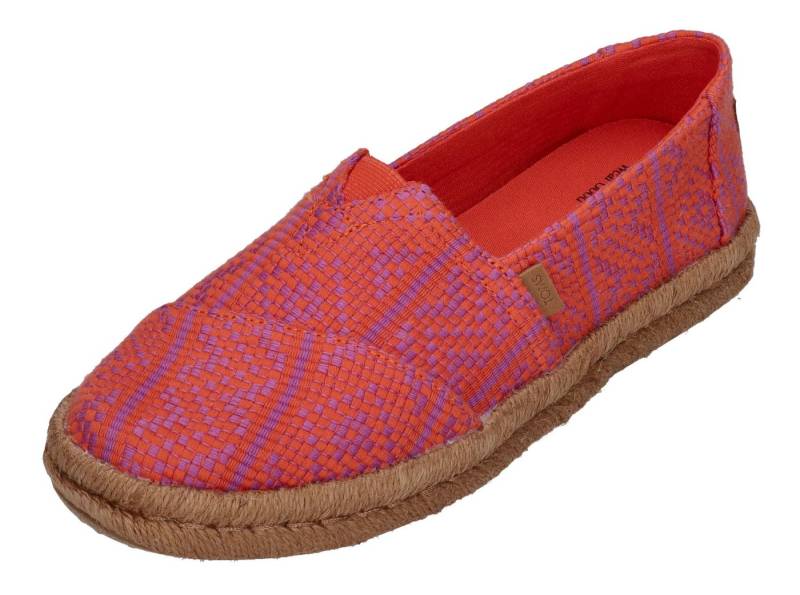 TOMS ALPARGATA ROPE 2.0 Espadrille Flame Diamond Global Woven von TOMS