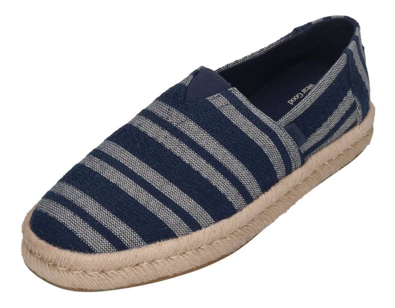 TOMS ALPARGATA ROPE 2.0 Espadrille Navy Beach Stripe von TOMS