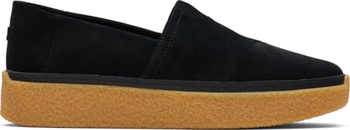 TOMS Adelaide Espadrille für Damen, Schwarzes Prm Wildleder, 35.5 EU von TOMS