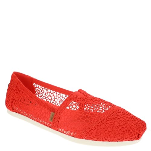 TOMS Alpargata Damen-Loafer, flach, Flammen-marokkanisches Häkeln, Größe 38 von TOMS