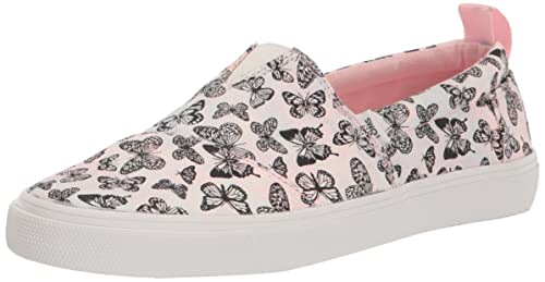 TOMS Alpargata Fenix Slip On Flacher Slipper, Pink Butterfly, 34 EU von TOMS