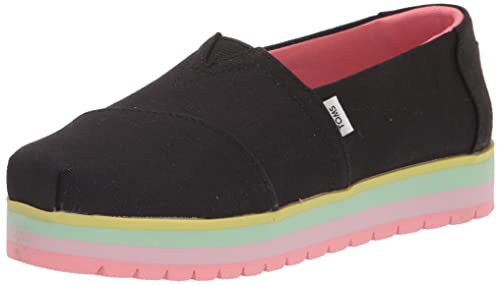 TOMS Alpargata Plattform, SCHWARZ, 31.5 EU von TOMS