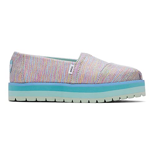 TOMS Alpargata Plattform, BLAU, 37.5 EU von TOMS