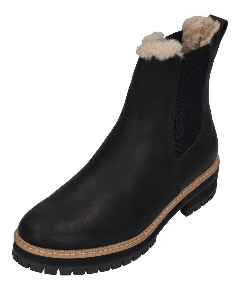 TOMS BENNET Chelseaboots Black Faux Fur von TOMS
