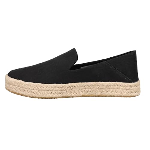 TOMS Damen Espadrilles - Carolina 10020990 - Black Heavy Twill, Größe:40 EU von TOMS