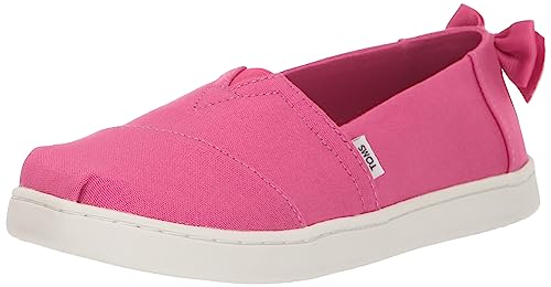 TOMS Mädchen Classic Alpargata Flacher Slipper, Fuchsia Leinwand, 30 EU von TOMS