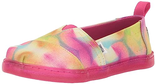 TOMS Mädchen Classic Alpargata Flacher Slipper, Mango Botanischer Sonnenaufdruck, 34.5 EU von TOMS