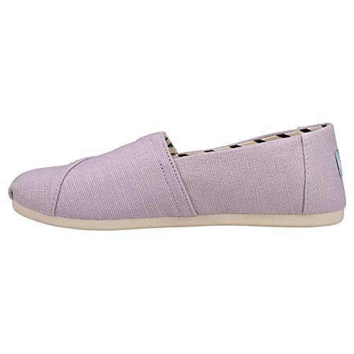 TOMS Damen Alpargata Canvas Slip on Flats Flacher Slipper, Helle Orchidee, 39 EU von TOMS