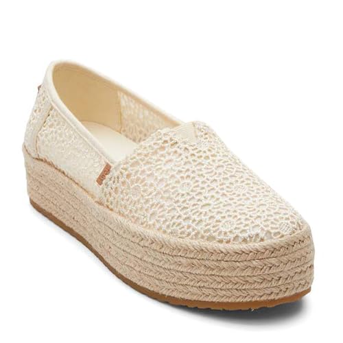 TOMS Damen 10020691 Sneaker, Natural Moroccan Crochet, 39 EU von TOMS