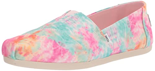 TOMS Damen Alpargata Print Flache Slipper, Grün, 38 EU von TOMS