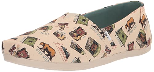 TOMS Damen Alpargata 3.0 Flacher Slipper, Natürlicher Camping-Abenteuer-Druck, 40 EU von TOMS