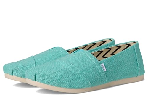 TOMS Damen Alpargata Classic Espadrille, Aqua Heritage Canvas, 43.5 EU von TOMS