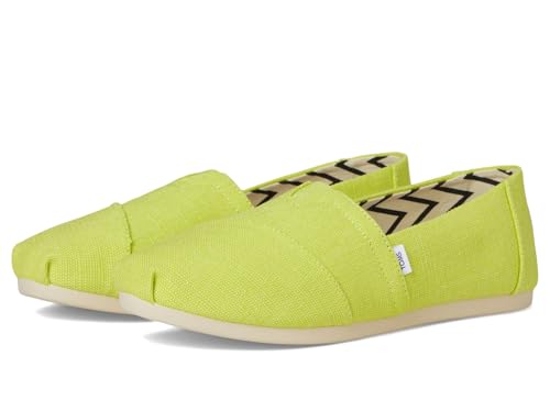 TOMS Damen Alpargata Classic Espadrille, Bright Lime Heritage Canvas, 37.5 EU von TOMS