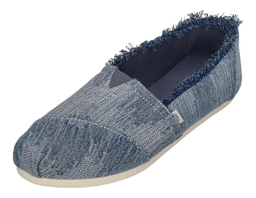 TOMS Damen Alpargata Classic Espadrilles, Dark Sky Textured Denim Fray, 42.5 EU von TOMS