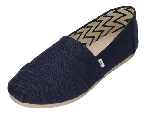 TOMS - Damen Alpargata Classic Espadrille, Kolorit Navy Heritage Canvas, Größe: 40 EU von TOMS