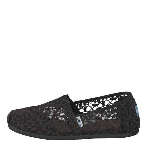 TOMS Damen Alpargata Classic Espadrilles, Schwarz (Black Lace Leaves 001), 36.5 EU von TOMS