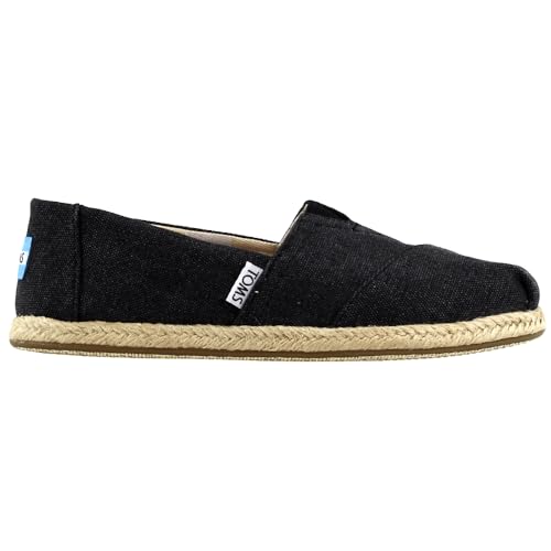 TOMS Alpargata Classic, Damen Espadrilles, Schwarz (Black Washed Canvas 001), 37 EU von TOMS