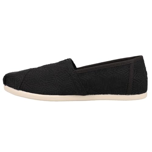 TOMS Damen Alpargata Cloudbound Flacher Slipper, Black Geo Mosaic Lace, 40 EU von TOMS