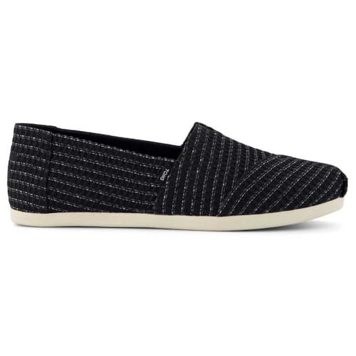 TOMS Damen Alpargata Cloudbound Flacher Slipper, Black Repreve Waffle, 38 EU von TOMS