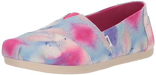 TOMS Damen Alpargata Cloudbound Flacher Slipper, Himmelblau Multi Botanical Sunprint, 35.5 EU von TOMS