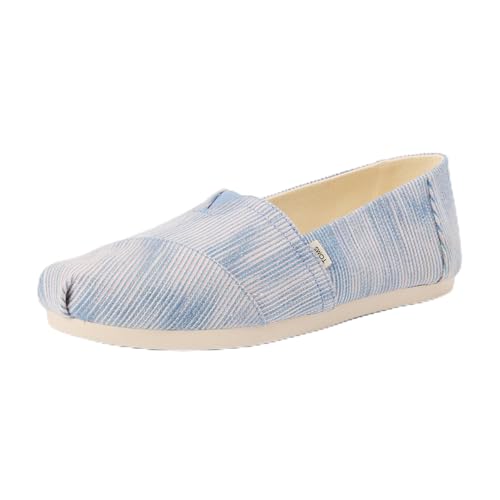 TOMS Damen Alpargata Cloudbound Flacher Slipper, Pastellblauer Denim, 36 EU von TOMS