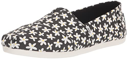 TOMS Damen Alpargata Cloudbound Flacher Slipper, Schwarze Sonne Gänseblümchen, 42 EU von TOMS