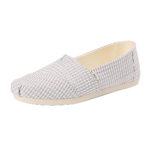 TOMS Damen Alpargata Cloudbound Flacher Slipper, Ultimate Gray Repreve Waffle, 42.5 EU von TOMS