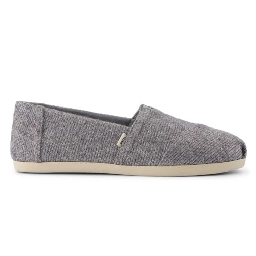 TOMS Damen Alpargata Cloudbound Flacher Slipper, Ultimate Grey Sparkle Knit, 38.5 EU von TOMS