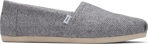 TOMS Damen Alpargata Cloudbound Flacher Slipper, Ultimate Gray Sparkle Knit, 42.5 EU von TOMS