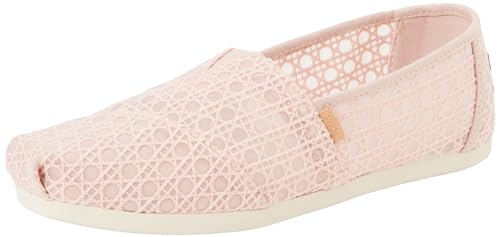 TOMS Damen Alpargata Flacher Slipper, Ballettkorb aus Spitze, Rosa, 35.5 EU von TOMS