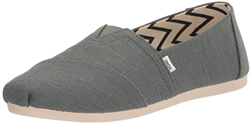 TOMS Damen Alpargata Heritage Canvas Flacher Slipper, Bonsai Grün, 37.5 EU von TOMS