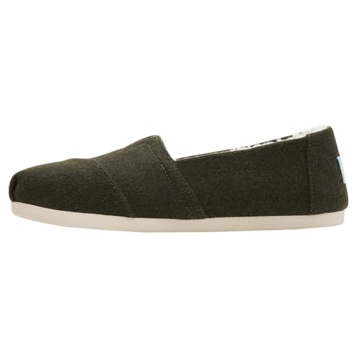 TOMS Damen Alpargata Flacher Slipper, Grün-Deep Forest, 40 EU von TOMS