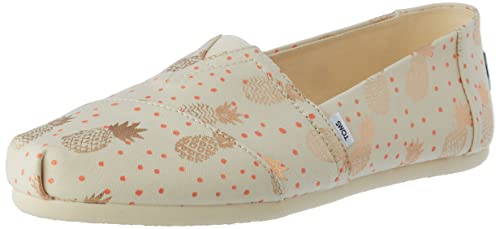 TOMS Damen Alpargata Print Flache Slipper, Ananas Natur, 36 von TOMS