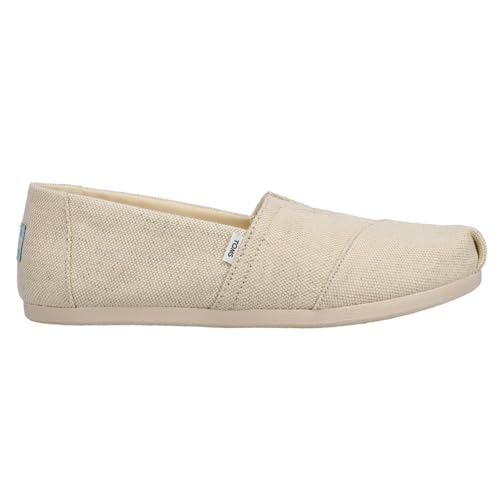 TOMS Damen Alpargata Print Glitter Flacher Slipper, Natural, 43.5 EU von TOMS