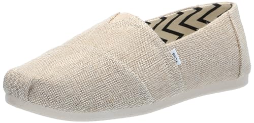 TOMS Damen Alpargata Flacher Slipper, Natural Undyed Wide Heritage Canvas, 45 EU Weit von TOMS