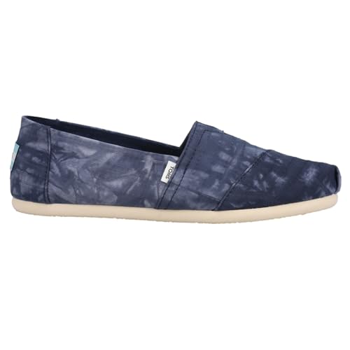 TOMS ALPARGATA Loafer Flat Espadrille Canvas Print Damen, Batik Marineblau, 36 EU von TOMS