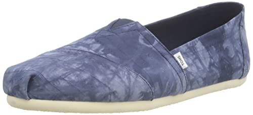 TOMS ALPARGATA Loafer Flat Espadrille Canvas Print Damen, Batik Marineblau, 37 EU von TOMS