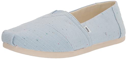 TOMS Damen Alpargata Flacher Slipper, Pastel Blue Speckled, 35.5 EU von TOMS