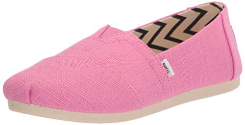 TOMS Damen Alpargata Flacher Slipper, Pink Heritage Canvas, 35.5 EU von TOMS