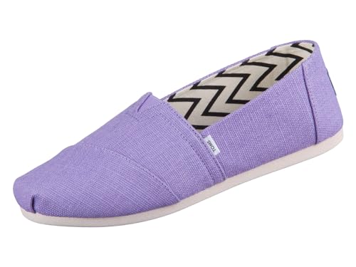 TOMS Damen Alpargata Flacher Slipper, Vintage Purple Heritage Canvas, 38 EU von TOMS