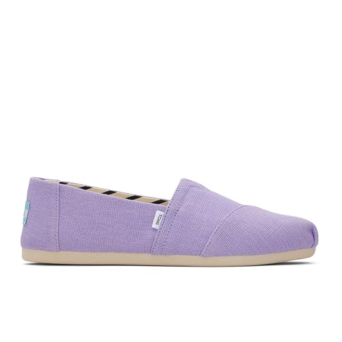 TOMS Damen Alpargata Flacher Slipper, Vintage Purple Heritage Canvas, 39 EU von TOMS