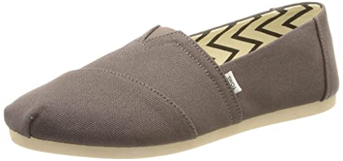 TOMS Damen Alpargata aus recycelter Baumwolle Flache Slipper, Ash Recycled Cotton Canvas , 35.5 EU von TOMS