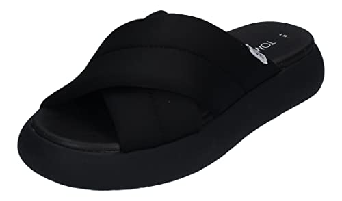 TOMS - Damen Alpargata Mallow Crossover 10017905 Black, Größe:42/43 EU von TOMS